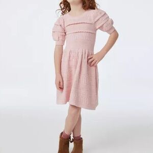 Janie and Jack peachskin the heights sweater dress size 14